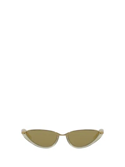 Bottega Veneta Women T-shirt With Side Bands In Multicolor