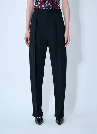 Bottega Veneta Women Tailored Wool Pants In Black