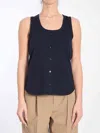Bottega Veneta Women Tank Top With Buttons