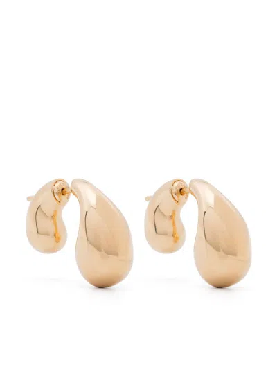 Bottega Veneta Women Teardrop Silver Earrings In Gold
