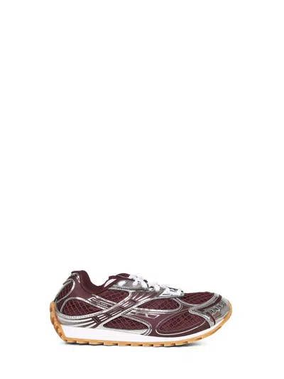Bottega Veneta Women Technical Fabric And Mesh Orbit Running Sneakers In Multi