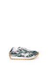 Bottega Veneta Orbit Sneakers With Contrast Stitching And Mesh In Multi