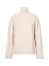 Bottega Veneta Women Textured Cashmere Hign Neck Jumper In Multicolor