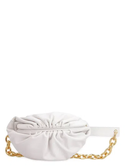 Bottega Veneta Women's The Pouch Mini Leather Belt Bag In White