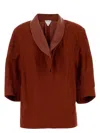 Bottega Veneta Tiziano Red Viscose Blend Blouse