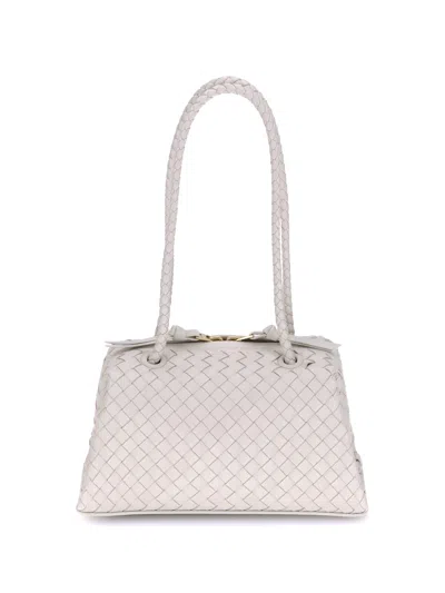 Bottega Veneta Women Tokyo Shoulder Bag In White