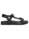 Bottega Veneta Women's Trip Leather Sandals In Black