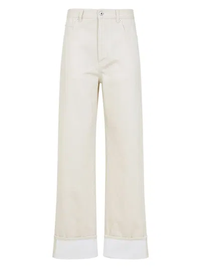 Bottega Veneta Women's Turned Up Jeans