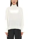 Bottega Veneta Rib-knit Turtleneck Sweater In White