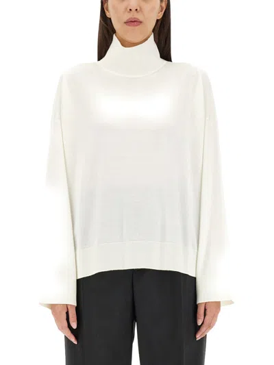 Bottega Veneta Women Turtleneck Jumper In White