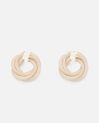 Bottega Veneta Women Twist Earrings In Gray