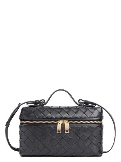 Bottega Veneta Women Bang Bang Vanity Case Fondant Bag In Black