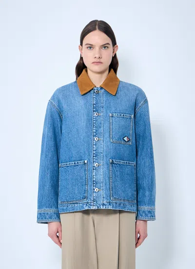 Bottega Veneta Vintage Indigo Denim Jacket In Blue