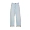 Bottega Veneta Women Vintage Indigo Turned Up Jeans
