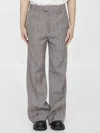 Bottega Veneta Women Viscose And Silk Flared Pants
