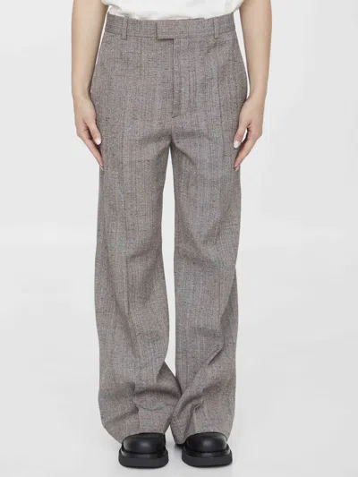 Bottega Veneta Women Viscose And Silk Flared Pants