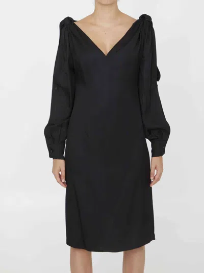 Bottega Veneta Women Viscose Midi Dress