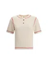 Bottega Veneta Women Waffle Cotton T-shirt