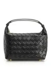 Bottega Veneta Women "wallace Mini" Shoulder Bag In Black