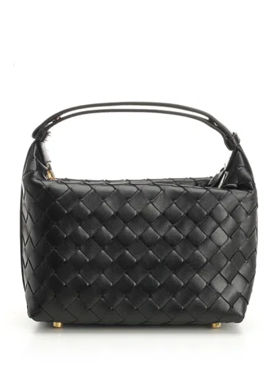 Bottega Veneta Women "wallace Mini" Shoulder Bag In Black