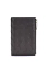 Bottega Veneta Intrecciato Medium Bi-fold Wallet In Brown
