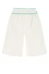 Bottega Veneta White Shorts In White