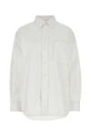 Bottega Veneta White Oxford Shirt In White