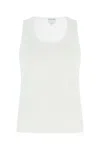 Bottega Veneta Women White Stretch Cotton Tank Top