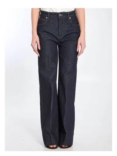 BOTTEGA VENETA WOMEN'S WIDE-LEG JEANS