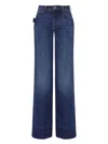 Bottega Veneta High-waisted Wide-leg Jeans In Denim