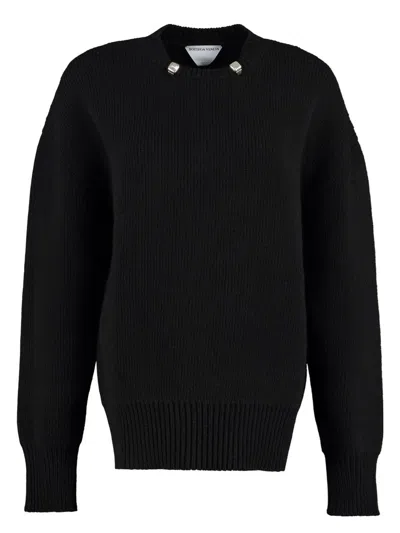 BOTTEGA VENETA WOMEN'S WOOL CREW-NECK PULLOVER SWEATER