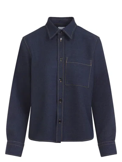 BOTTEGA VENETA WOMEN'S WOOL DRILL SHIRT