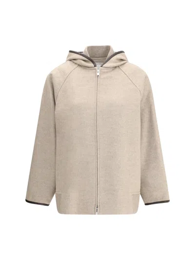 Bottega Veneta Women Wool Jacket In Neutral