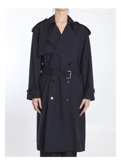 BOTTEGA VENETA WOMEN'S WOOL TRENCH COAT