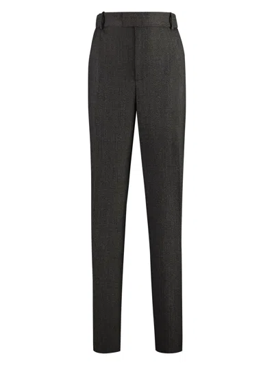 Bottega Veneta Wool Trousers In Brown