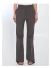 Bottega Veneta Wool Trousers With Thin Stripes