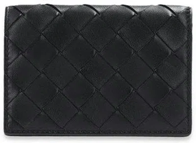 BOTTEGA VENETA WOMEN'S WOVEN BUSINESS CARD CASE