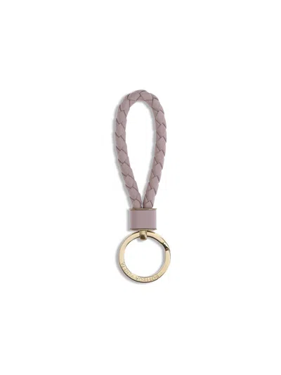 Bottega Veneta Women Woven Leather Key Ring