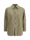 Bottega Veneta Women Woven Leather Shirt Jacket In Multi