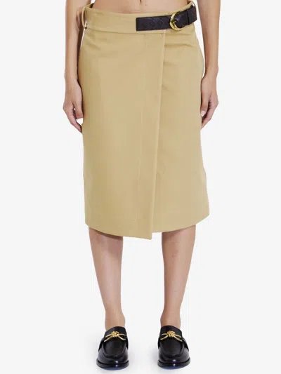 BOTTEGA VENETA WOMEN'S WRAP MIDI SKIRT