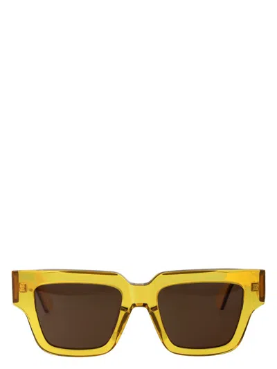Bottega Veneta Bv1276s Sunglasses In 004 Yellow Yellow Brown