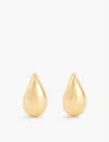 Bottega Veneta Womens Yellow Gold Drop Yellow Gold-plated 925 Sterling Silver Earrings In Yellow Gold