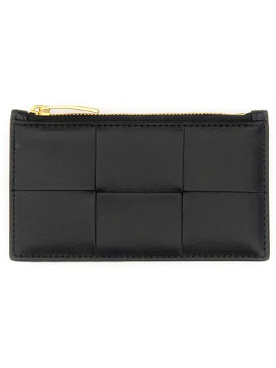 BOTTEGA VENETA BOTTEGA VENETA WOMEN ZIPPERED CASSETTE CARD HOLDER