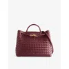 Bottega Veneta Womens Andiamo Medium Leather Top-handle Bag 2273-baro-m Brass-baro In 2273-baro-m Brass-baro