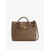 Bottega Veneta Small Leather Andiamo Shoulder Bag In Pinecone-m B-pinec