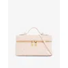 Bottega Veneta Intrecciato Leather Convertible Vanity Case In Cameo-gold