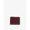 Bottega Veneta Intrecciato Small Bi-fold Wallet In Barolo-gold