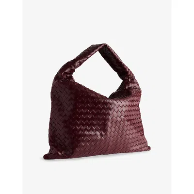 Bottega Veneta Womens Barolo-m Brass Hop Large Leather Shoulder Bag