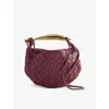 Bottega Veneta Womens Barolo-m Brass Sardine Mini Leather Cross Body Bag