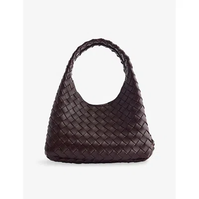 Bottega Veneta Womens  Small Campana Leather Top-handle Bag In Brown